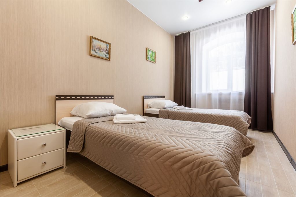 Двухместный номер с 2 отдельными кроватями полулюкс с кухней