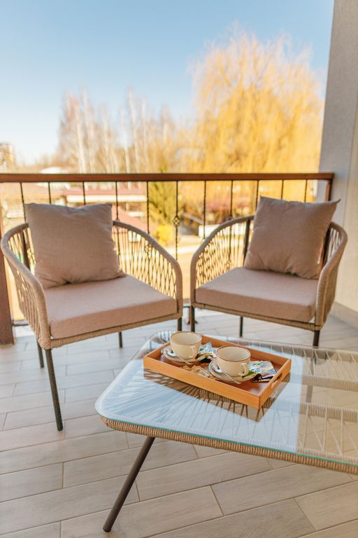 Двухместный номер с 1 кроватью Комфорт с лоджией, корпус 1