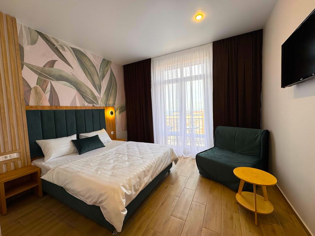 Двухместный номер с 1 кроватью стандарт с балконом и видом на море