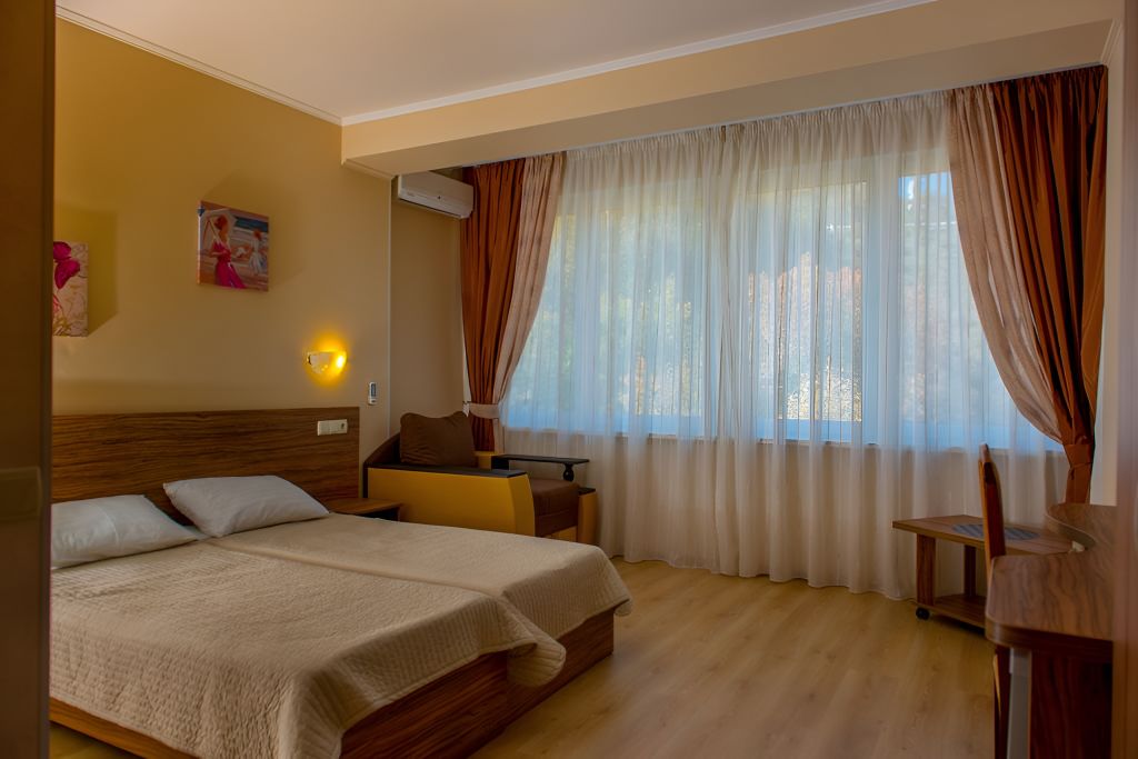 Двухместный номер с 2 отдельными кроватями люкс с видом на горы