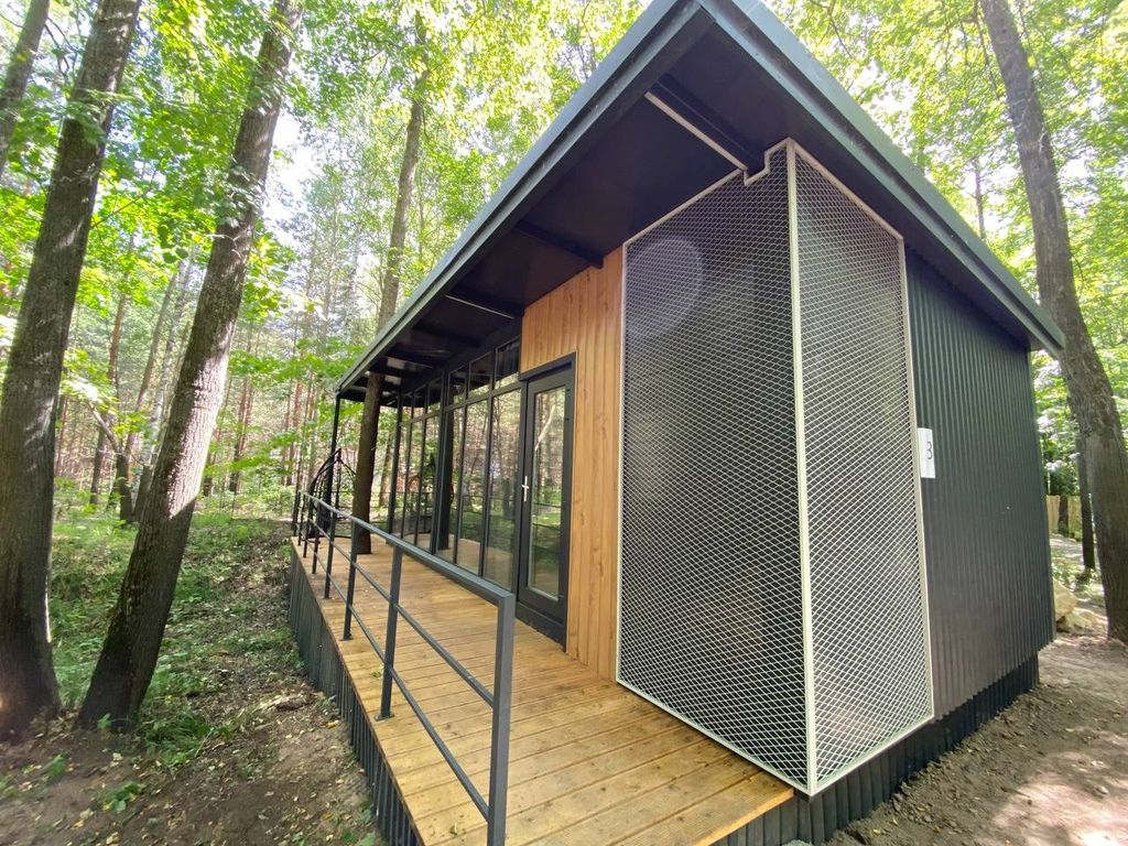 Дом Бунгало в лесу