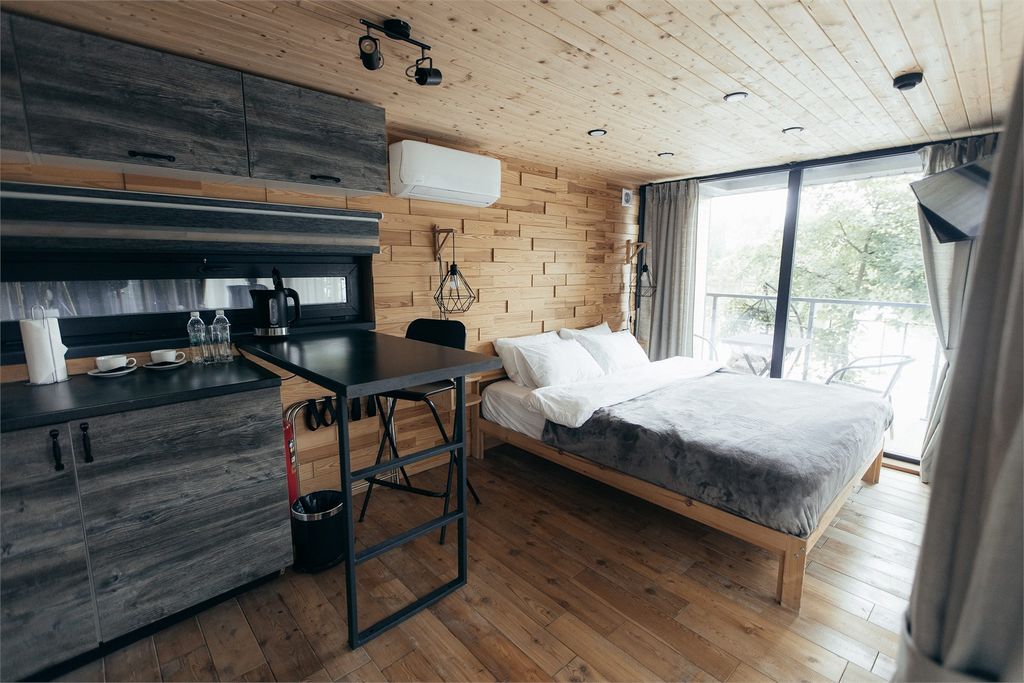 Дом бунгало с зоной патио