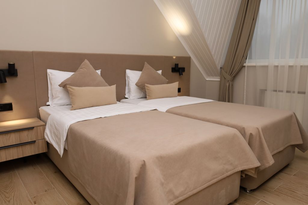 Четырёхместный номер люкс с видом на горы