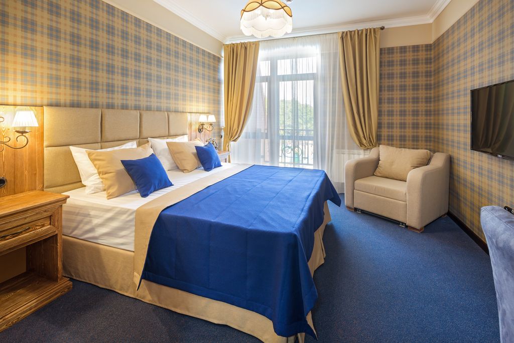 Двухместный номер с 1 кроватью стандарт с видом на горы