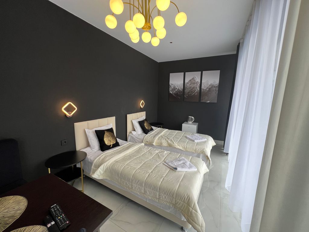 Двухместный номер с 2 отдельными кроватями Красивый номер с панорамный видом