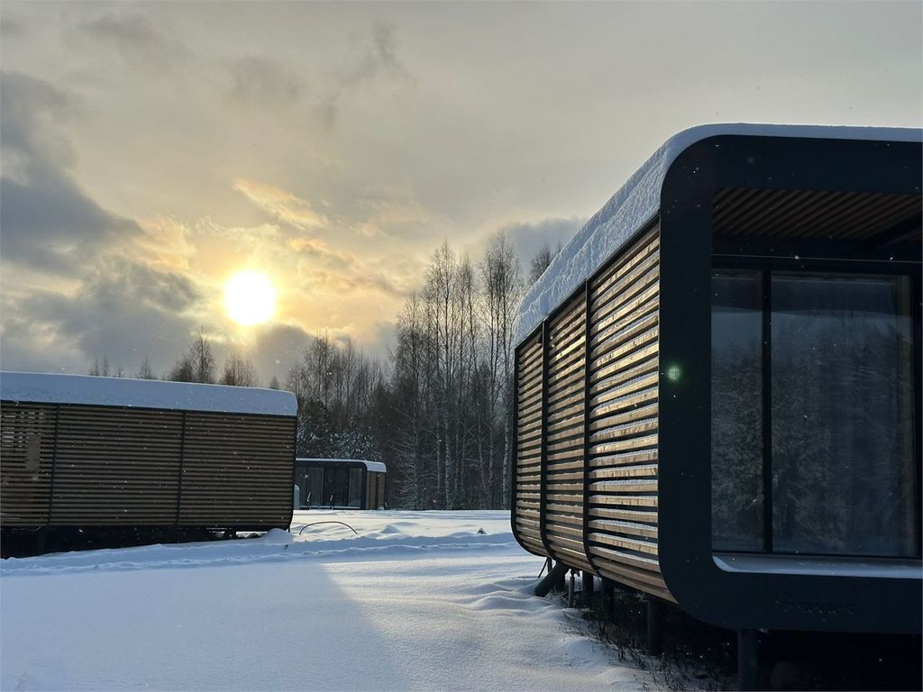 Дом студия на 3 чел с кухней и панорамным видом