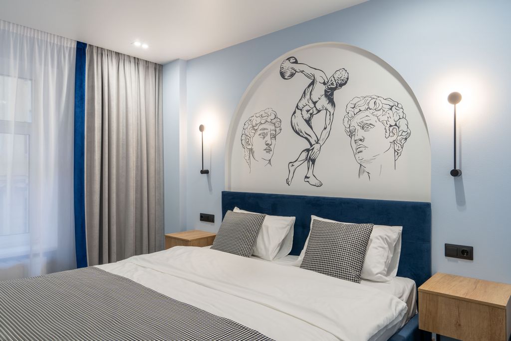 Двухместный номер с 1 кроватью улучшенный с большой кроватью спортивный