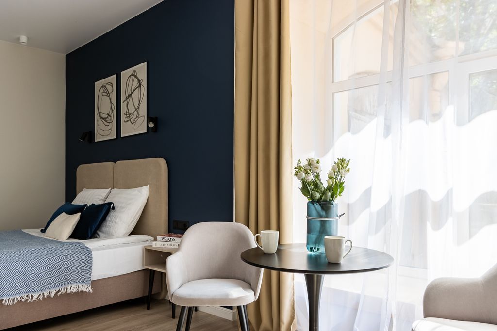 Двухместный номер с 1 кроватью апартаменты с кухней