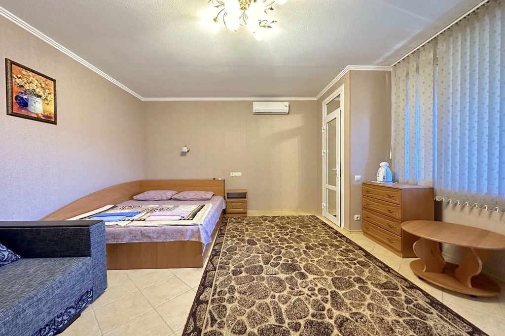 Двухместный номер с 1 кроватью однокомнатный