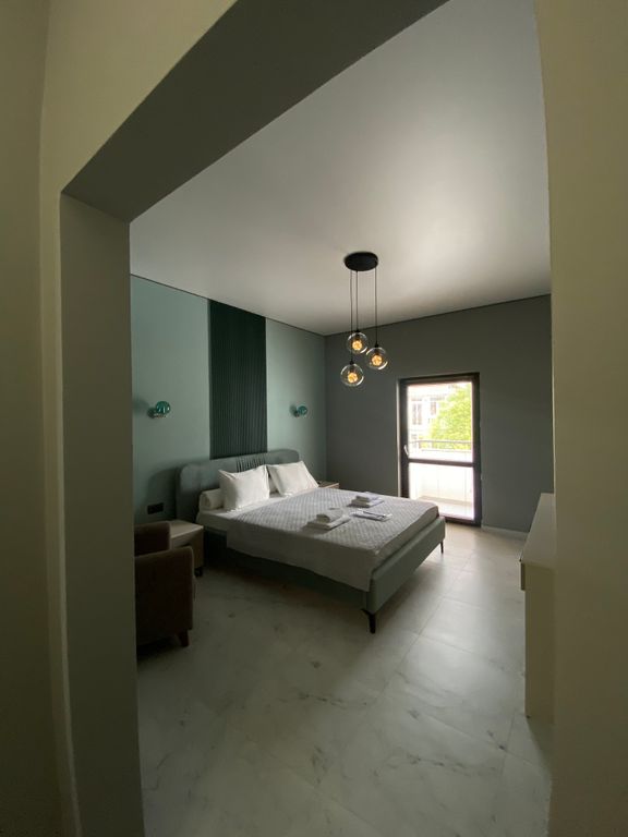 Двухместный номер с 1 кроватью уютный с балконом, своей стиральной машиной в ванне