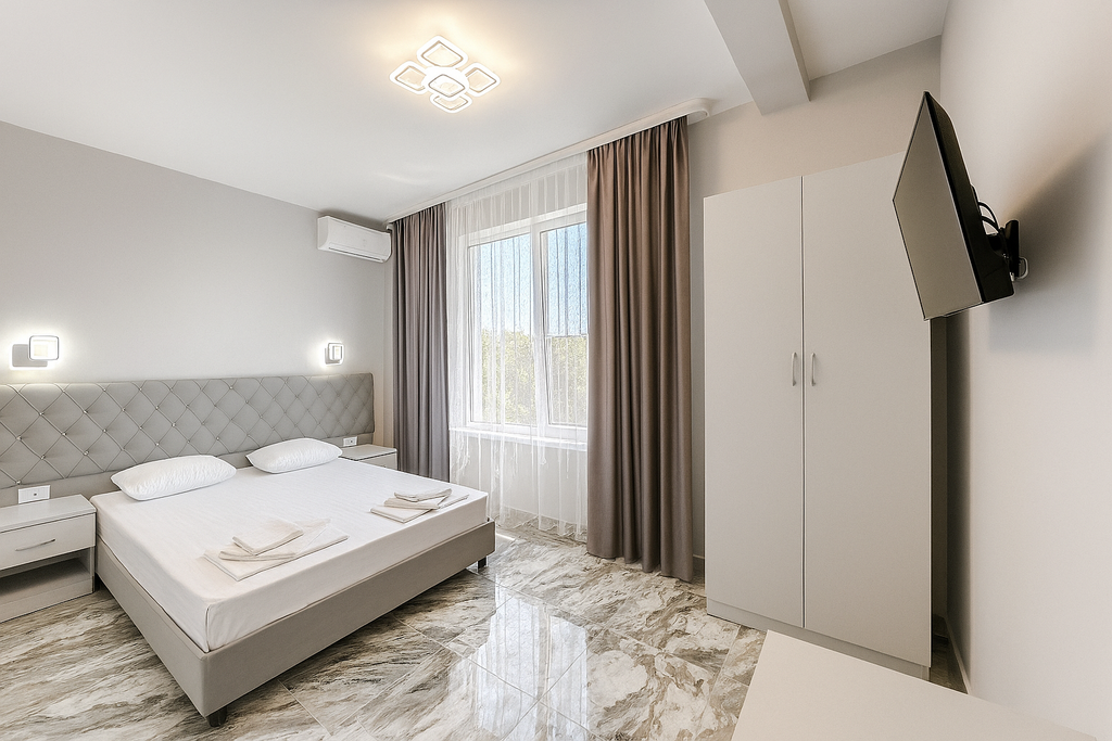 Семейный номер стандарт с видом на море