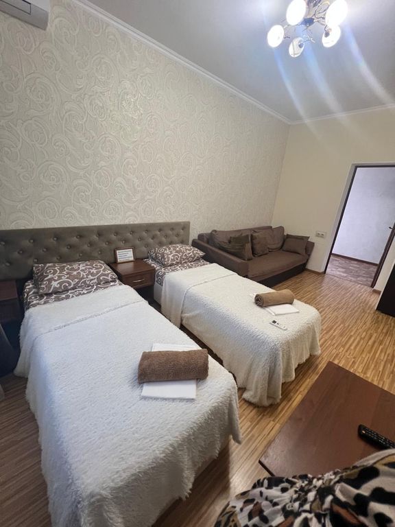 Четырёхместный номер стандарт с видом на горы