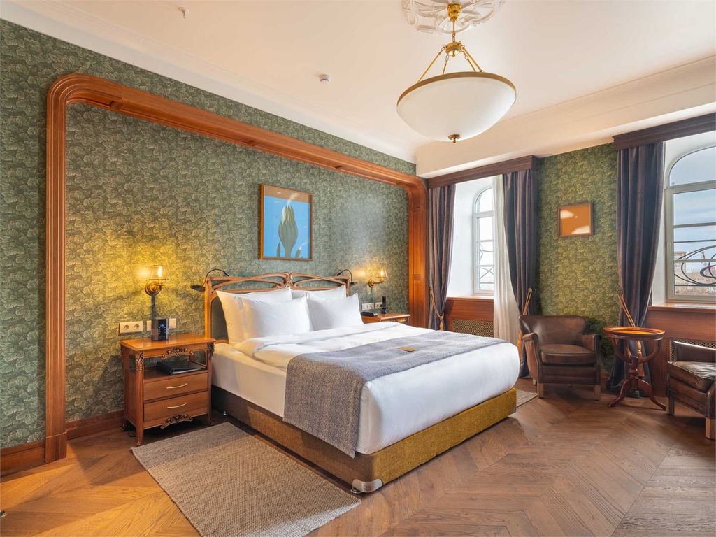 Двухместный номер с 1 кроватью Делюкс Модерн