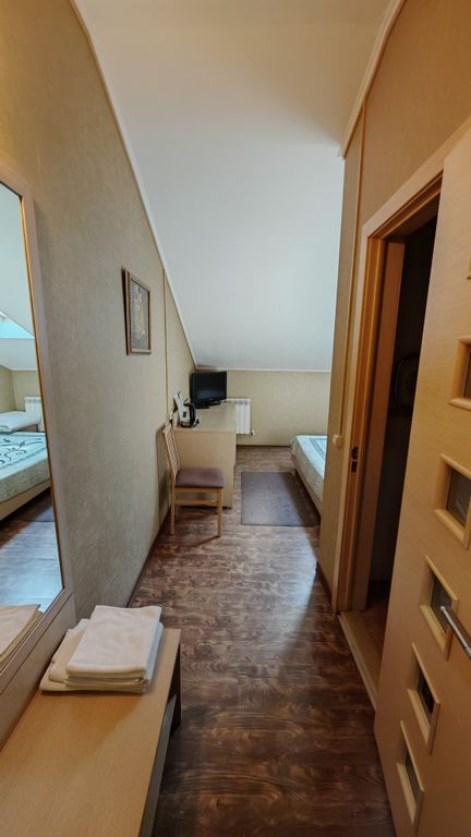 Двухместный номер с 1 кроватью стандарт мансарда