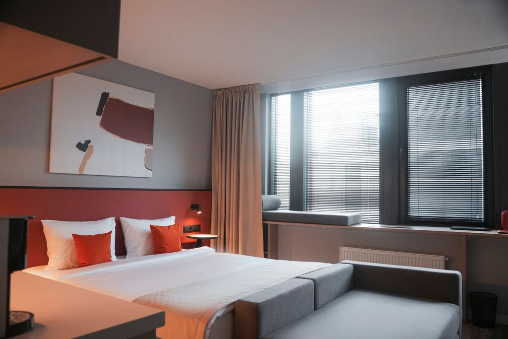 Двухместный номер с 1 кроватью комфорт с диваном, кухней и стиральной машиной