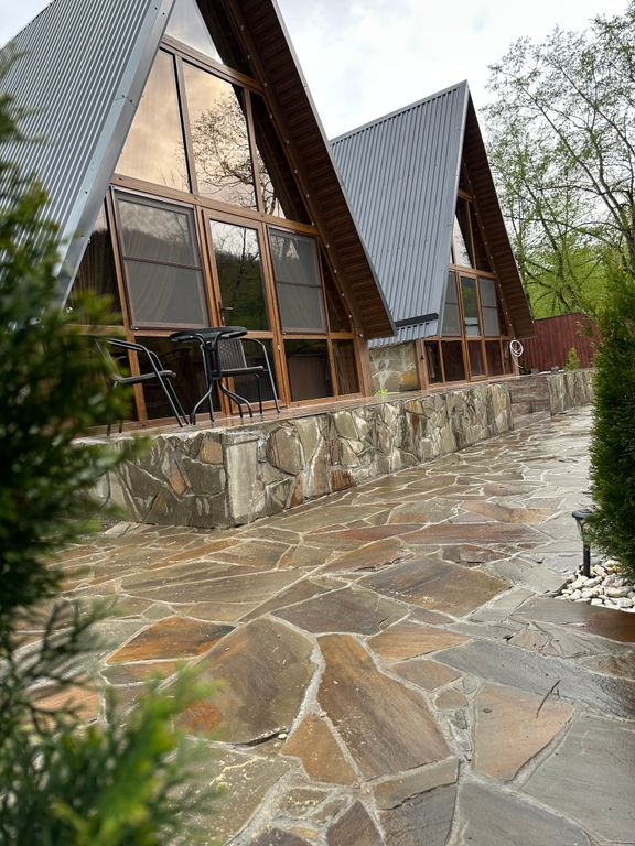 Дом A-frame с комфортом