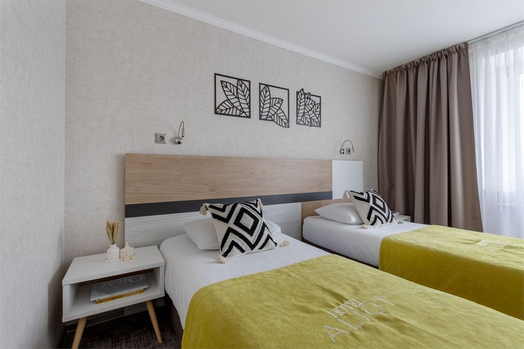 Двухместный номер с 2 отдельными кроватями бизнес однокомнатный