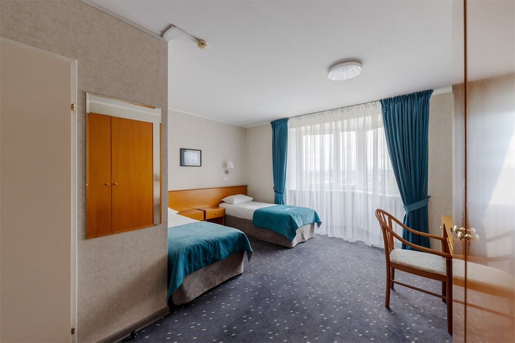 Двухместный номер с 2 отдельными кроватями Стандарт однокомнатный