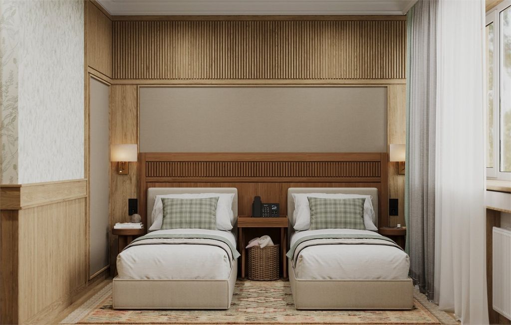 Двухместный номер с 2 отдельными кроватями комфорт