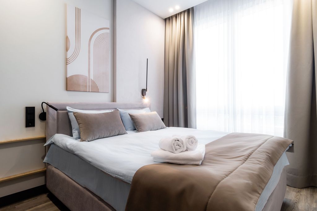 Апартаменты студия жемчуг - светлая и уютная студия