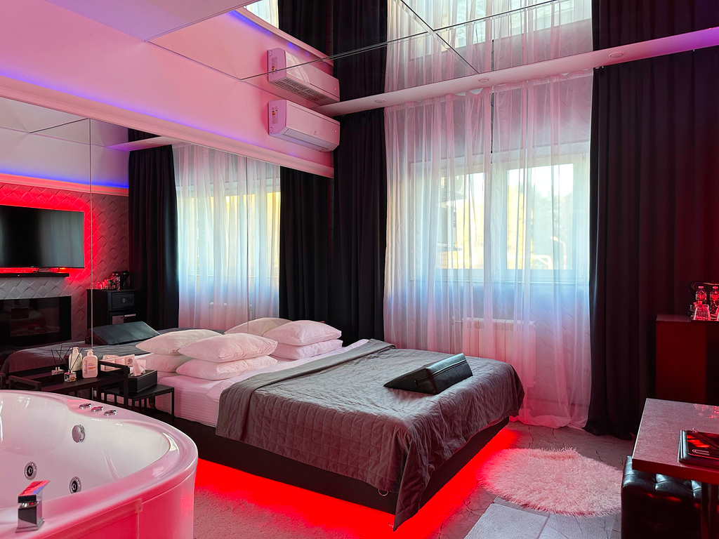 Двухместный номер с 1 кроватью люкс с видом на город