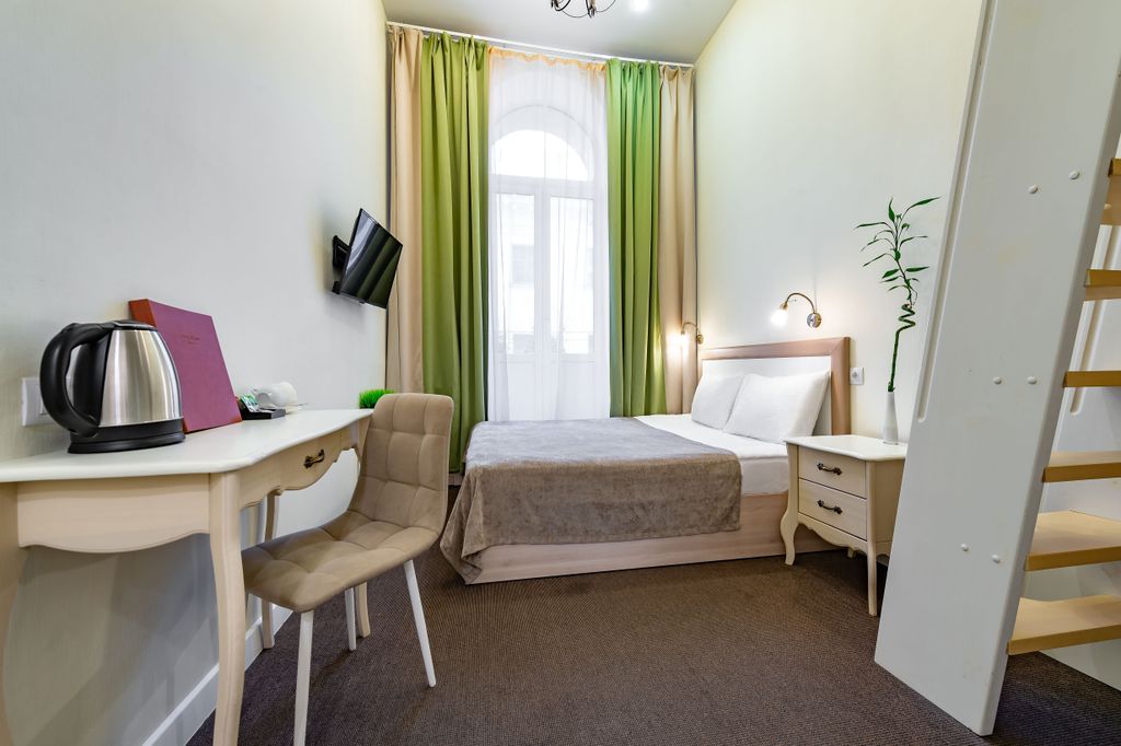 Двухместный номер с 1 кроватью С балконом и кроватью лофт