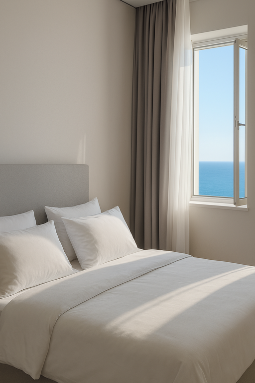 Двухместный номер с 1 кроватью комфорт с видом на море