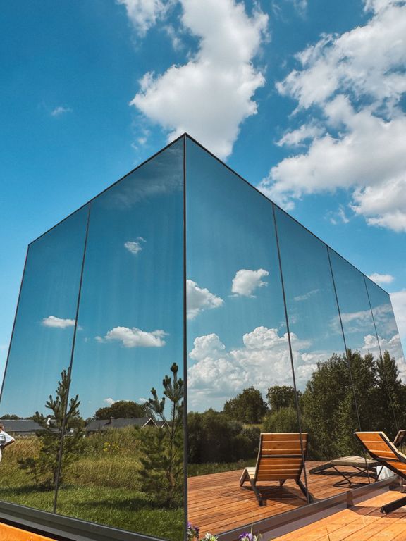 Двухместный номер с 1 кроватью зеркальный дом