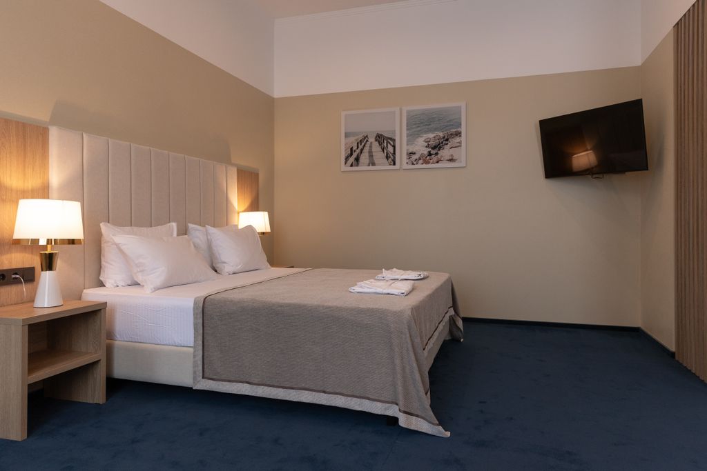 Двухместный номер с 1 кроватью джуниор сюит с видом на Волгу