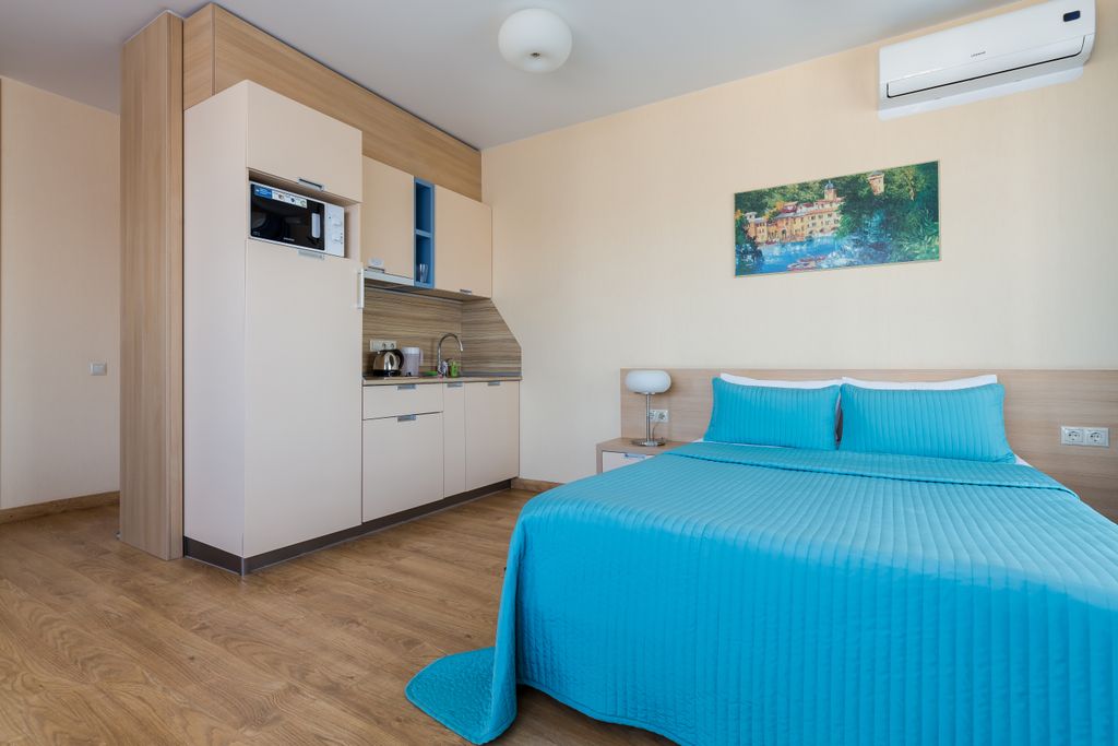 Двухместный номер с 1 кроватью студия комфорт