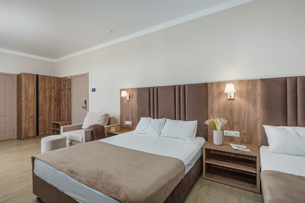 Трёхместный номер комфорт без балкона с дополнительным местом