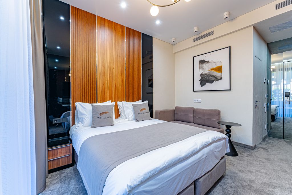 Двухместный номер с 1 кроватью стандарт с террасой, 1 этаж