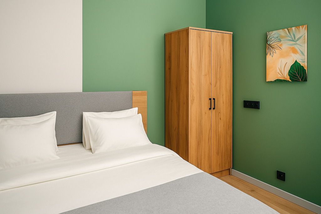 Двухместный номер с 1 кроватью стандарт с видом на горы