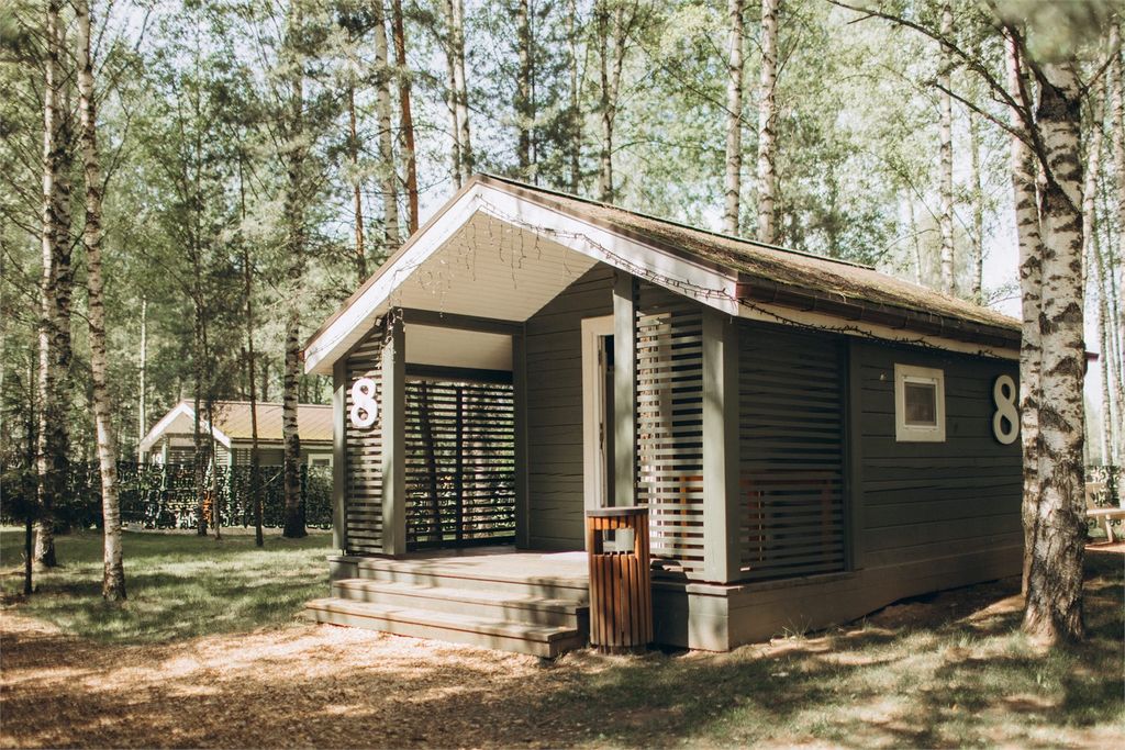 Дом домик в берёзовой роще