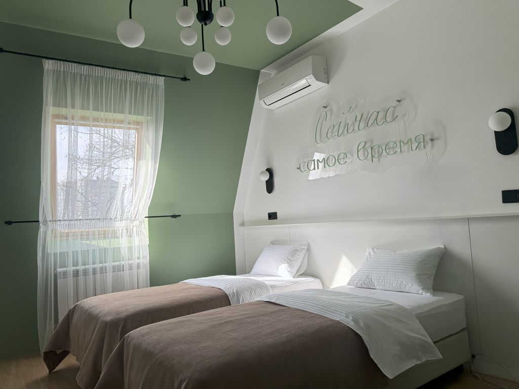 Двухместный номер с 2 отдельными кроватями №408 стандарт с раздельными кроватями