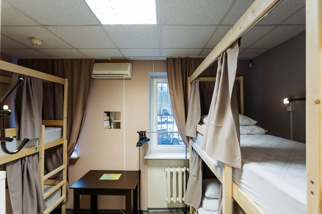 Многоместный смешанный номер 4-местный Женский номер (нижние места)