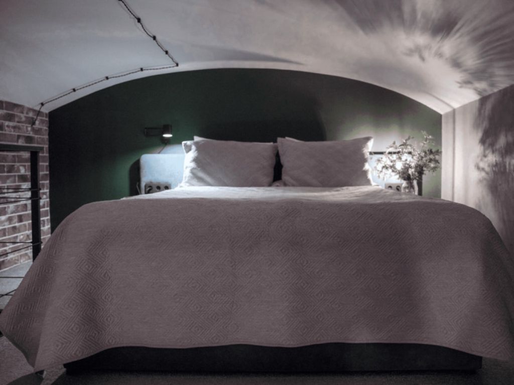 Двухместный номер с 1 кроватью Дюплекс с мини-кухней и видом на улицу