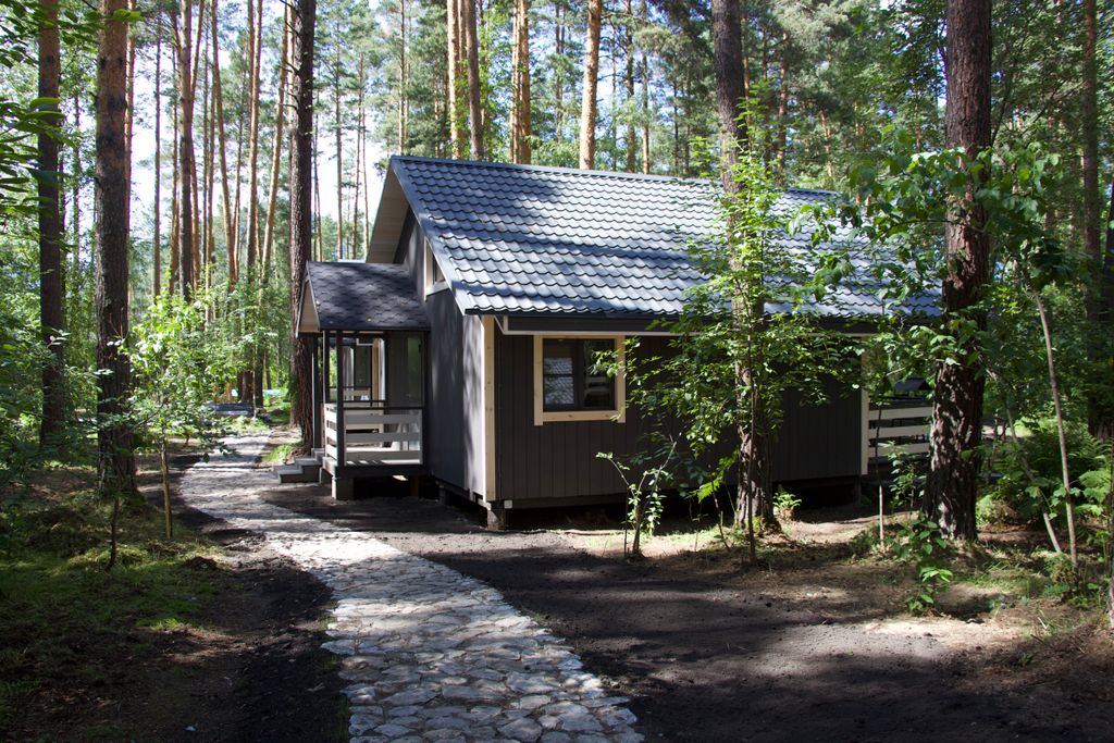 Дом однокомнатный летний дом Шале в лесу