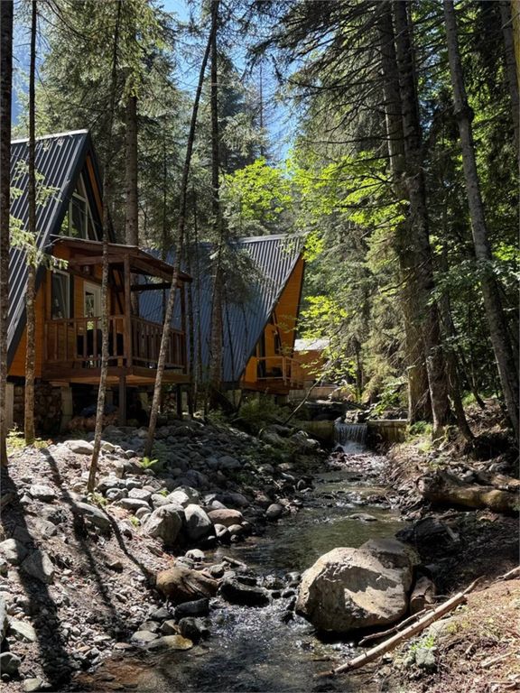 Дом А-Фрейм речной