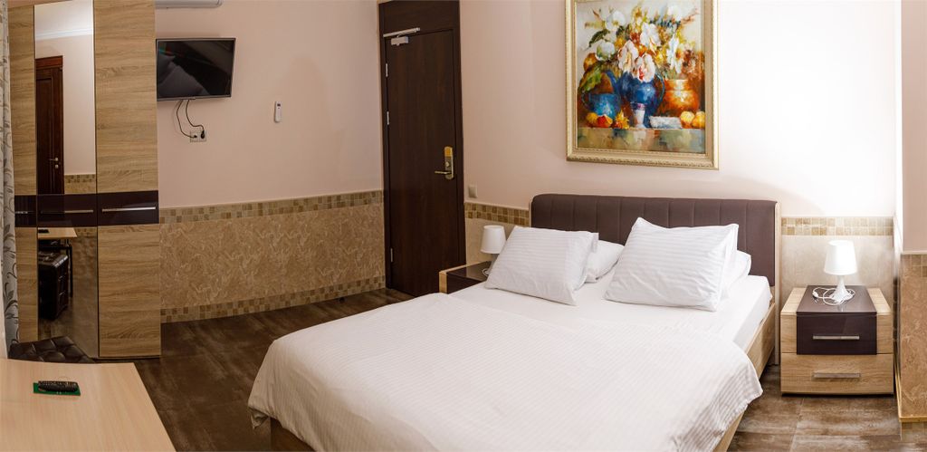 Двухместный номер с 1 кроватью стандарт на цокольном этаже