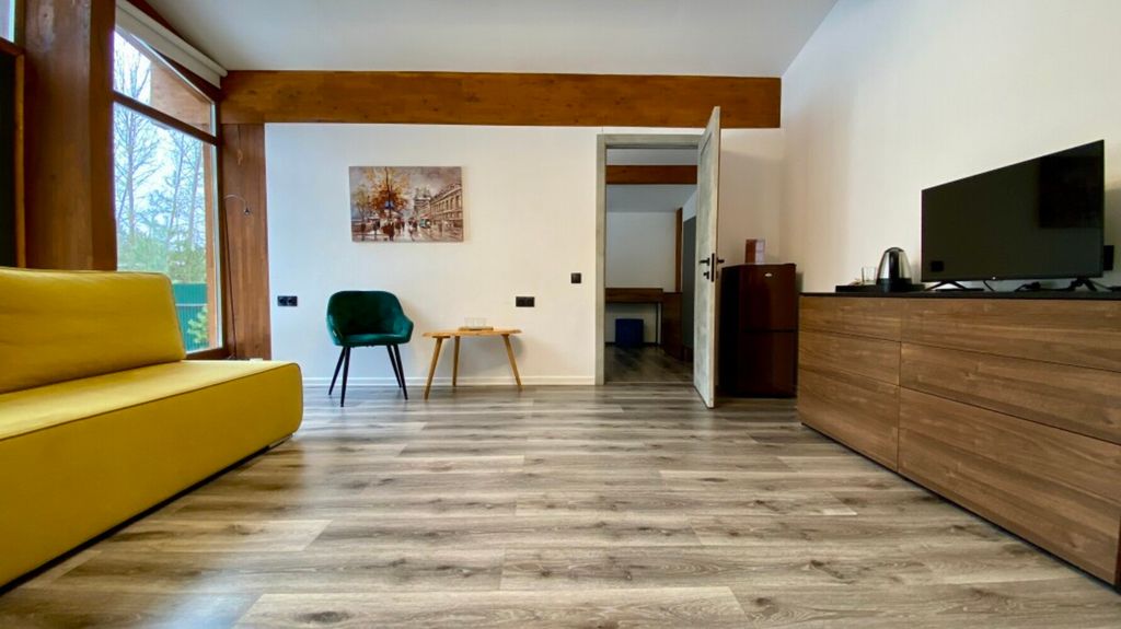 Двухместный номер с 1 кроватью Сьют (номер в гостинице)