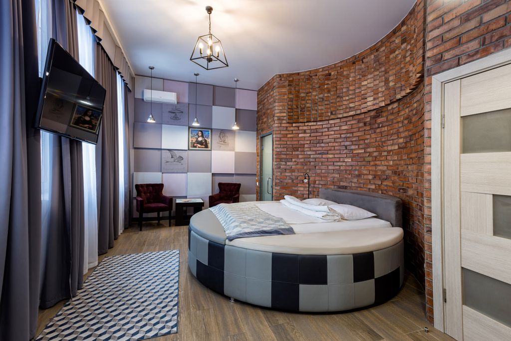 Двухместный номер с 1 кроватью Пиксель