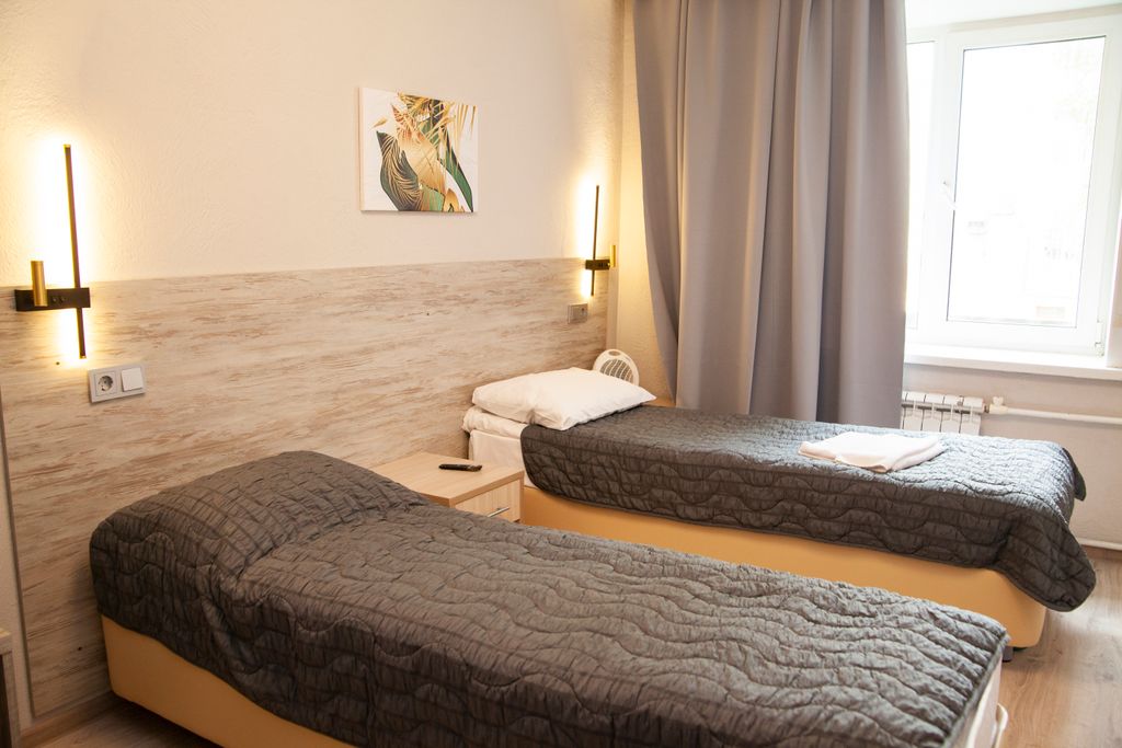 Двухместный номер с 2 отдельными кроватями Номер 1 категории однокомнатный