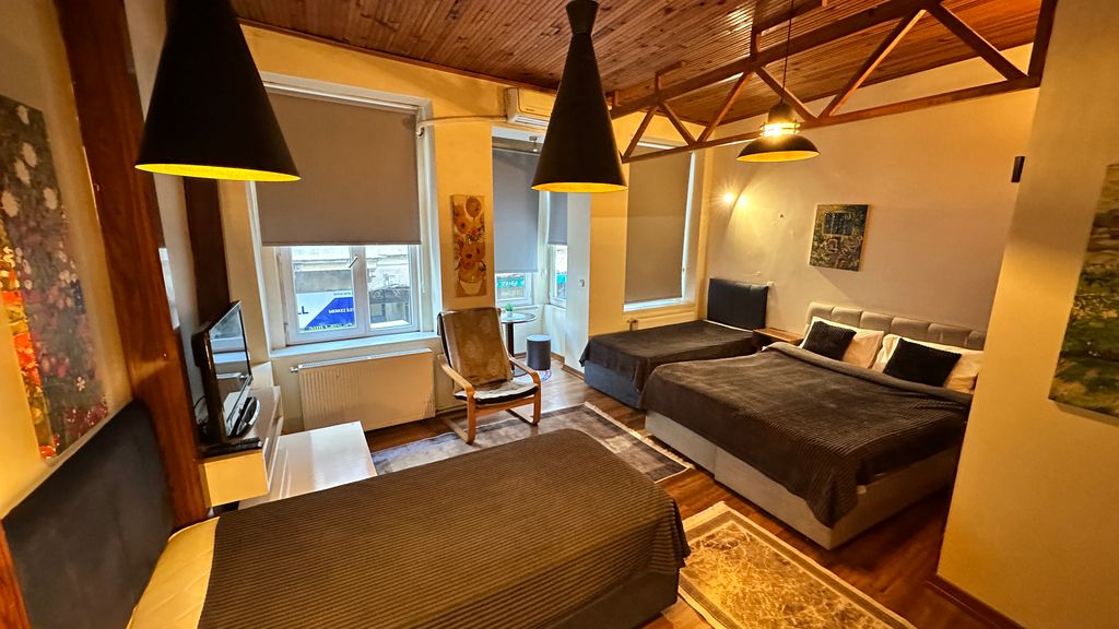 Трёхместный номер люкс с видом на город