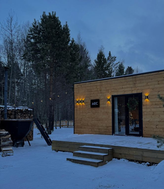 Дом Двухместный 2 домик в лесу