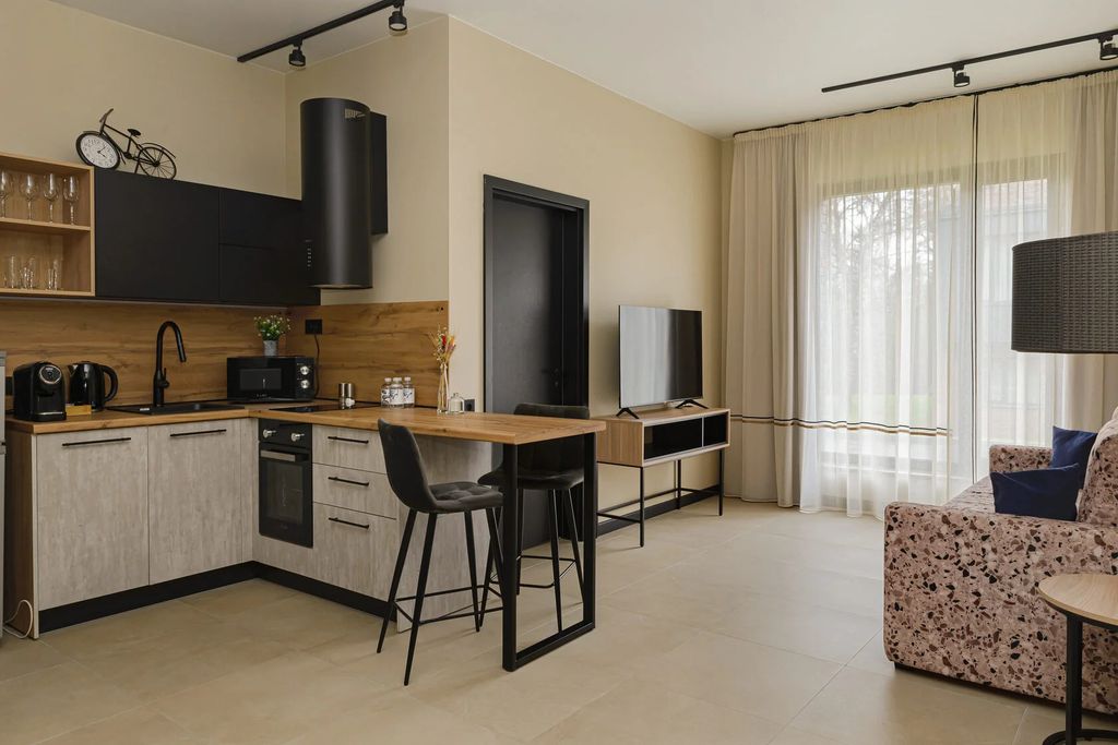 Двухместный номер с 1 кроватью полулюкс с кухней