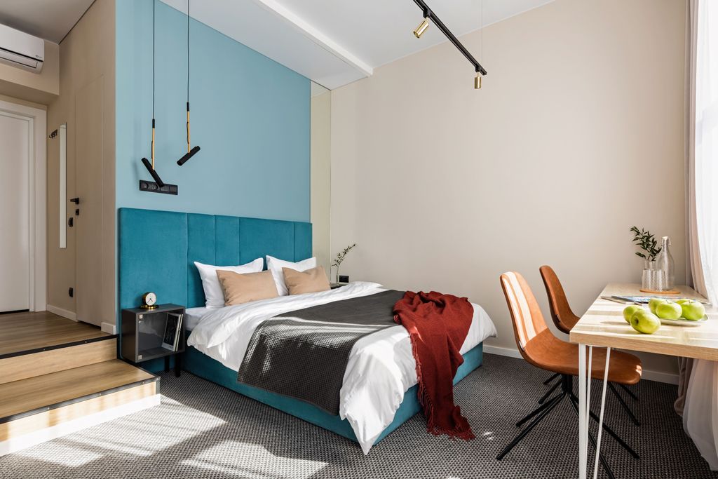 Семейный номер студия с видом во двор