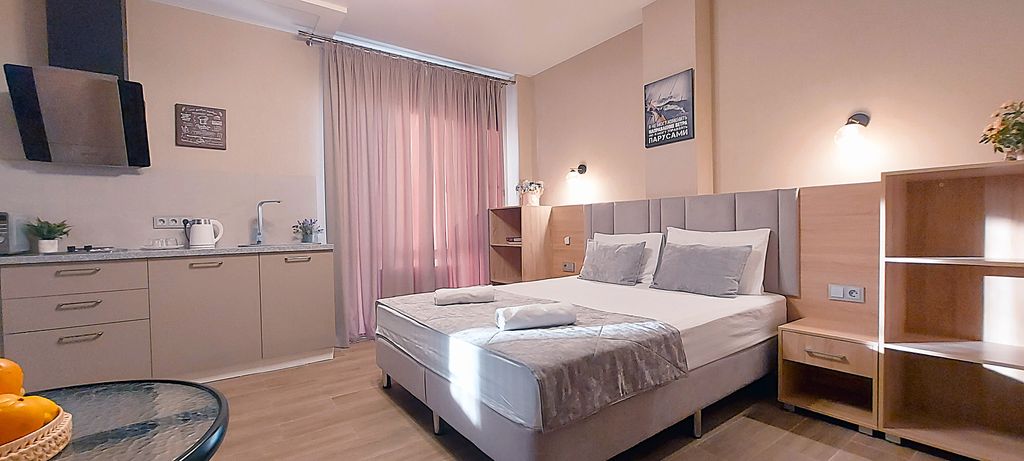 Апартаменты Люкс с кухней и балконом