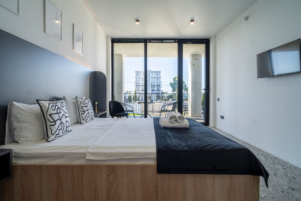 Двухместный номер с 1 кроватью Стандарт с балконом 2 корпус