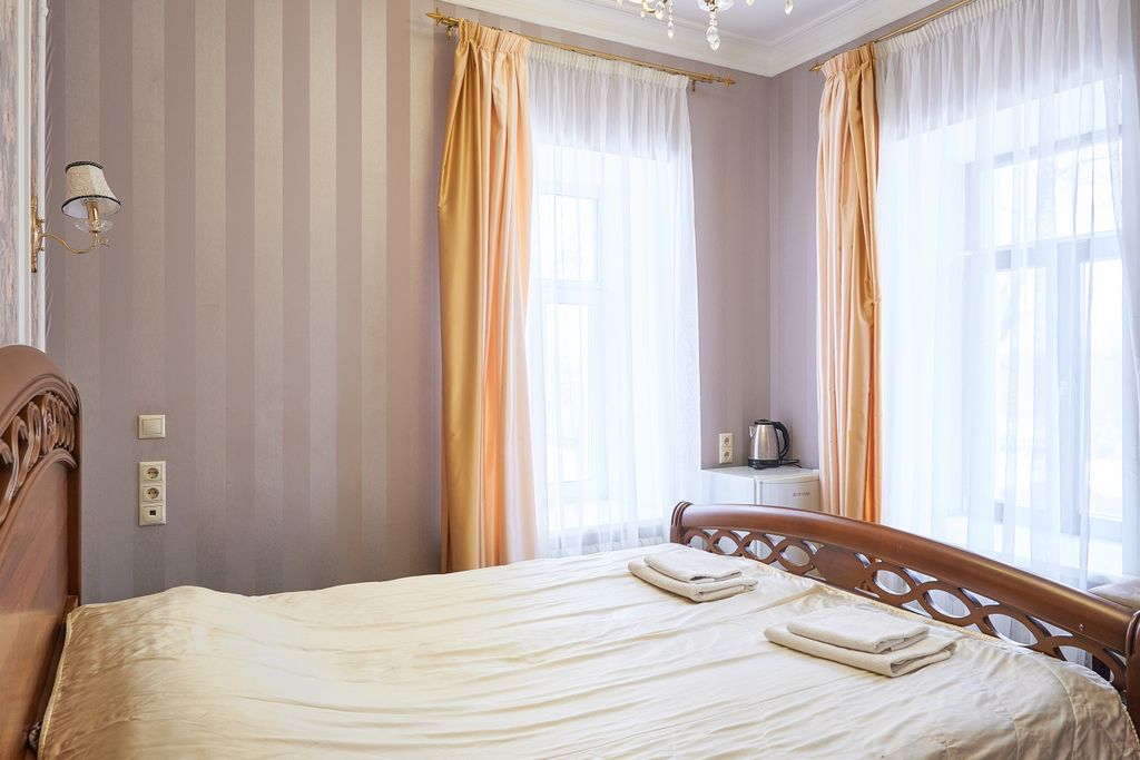 Двухместный номер с 1 кроватью стандарт на 1 и 2 этаже